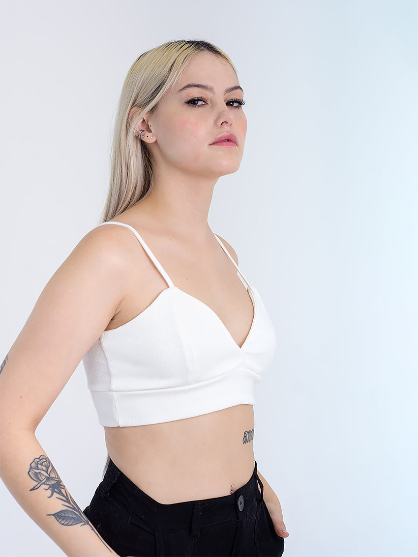 CROP TOP TALIA IVORY