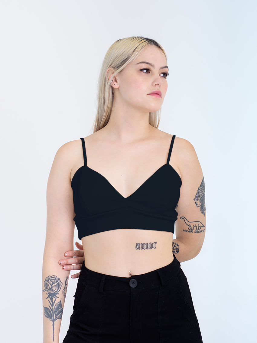 CROP TOP TALIA NEGRO