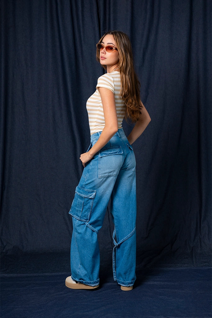 JEANS STRAIGHT CAPRIOLI ONE