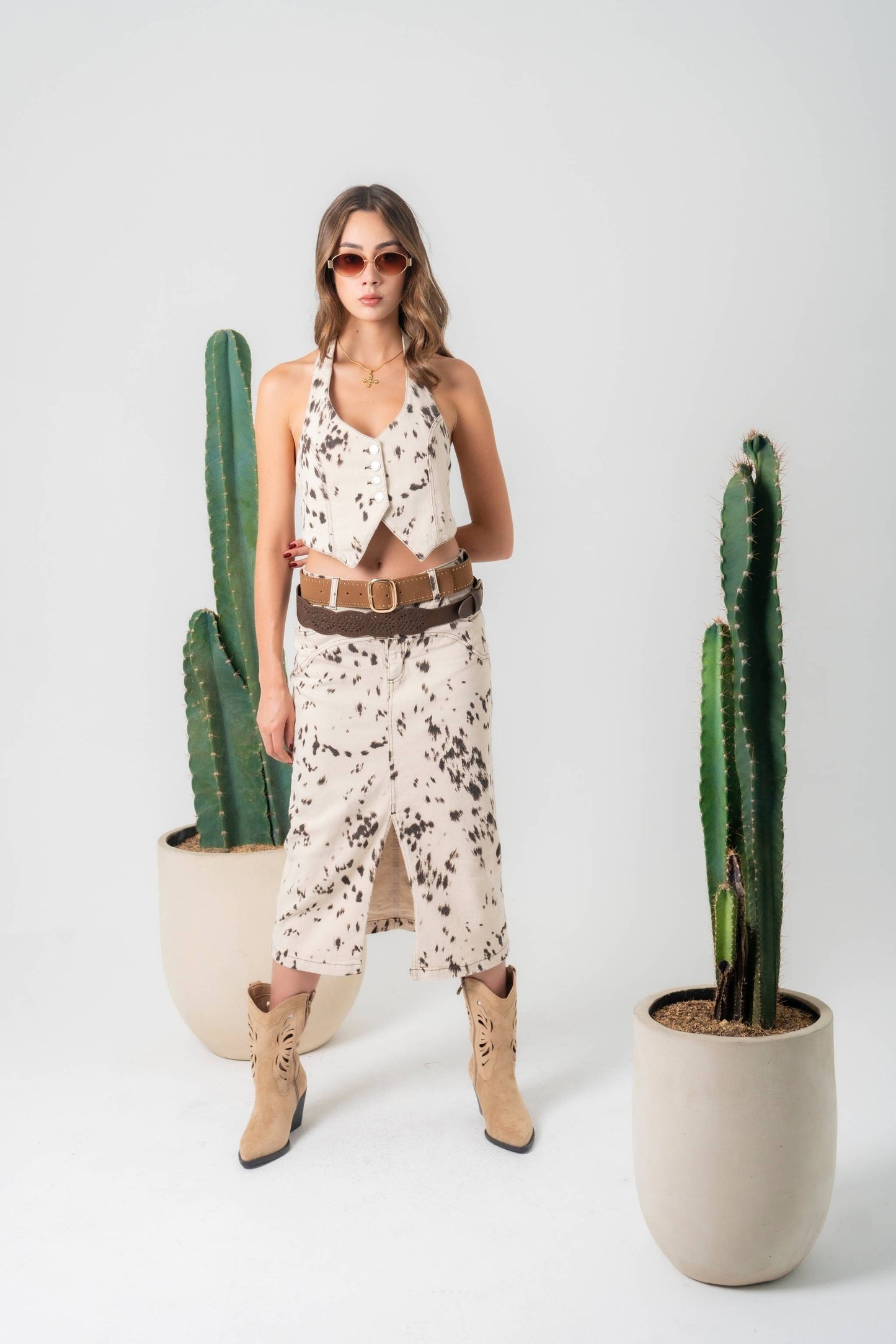 FALDA MIDI DENIM 8125