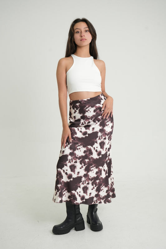 FALDA MIDI FLUIDA 7809