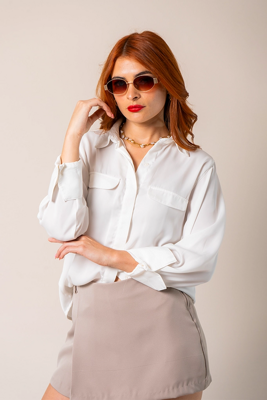 CAMISA SATIN B-M 8415.