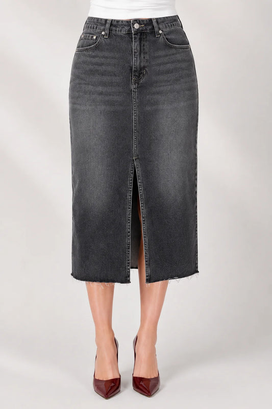 FALDA MIDI DENIM BARTON