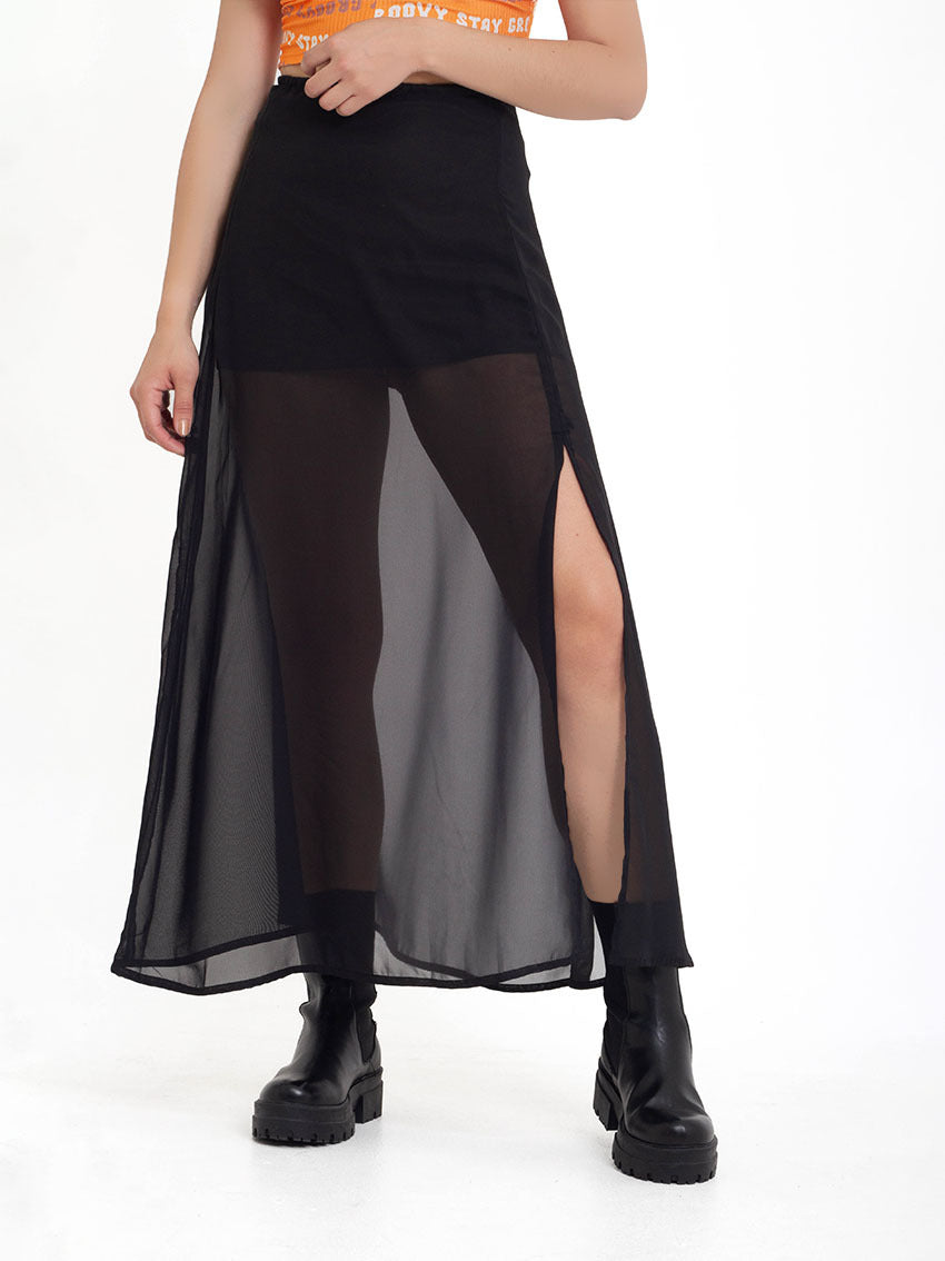 FALDA MIDI FLUIDA SEVILLA