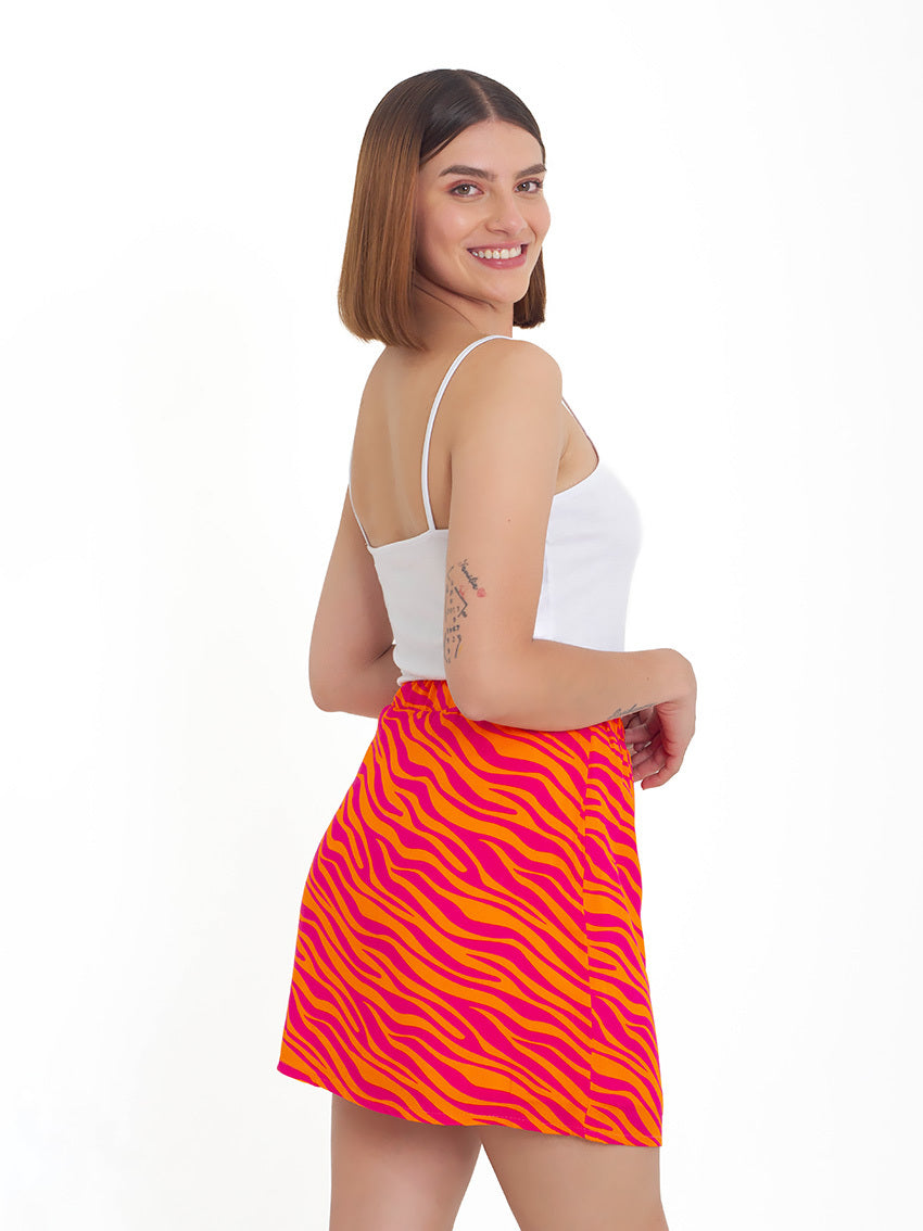 FALDA MINI FRIQUI NARANJA