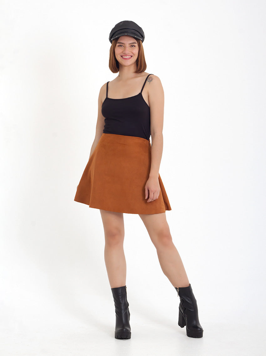 FALDA MINI SALVATORE TERRACOTA