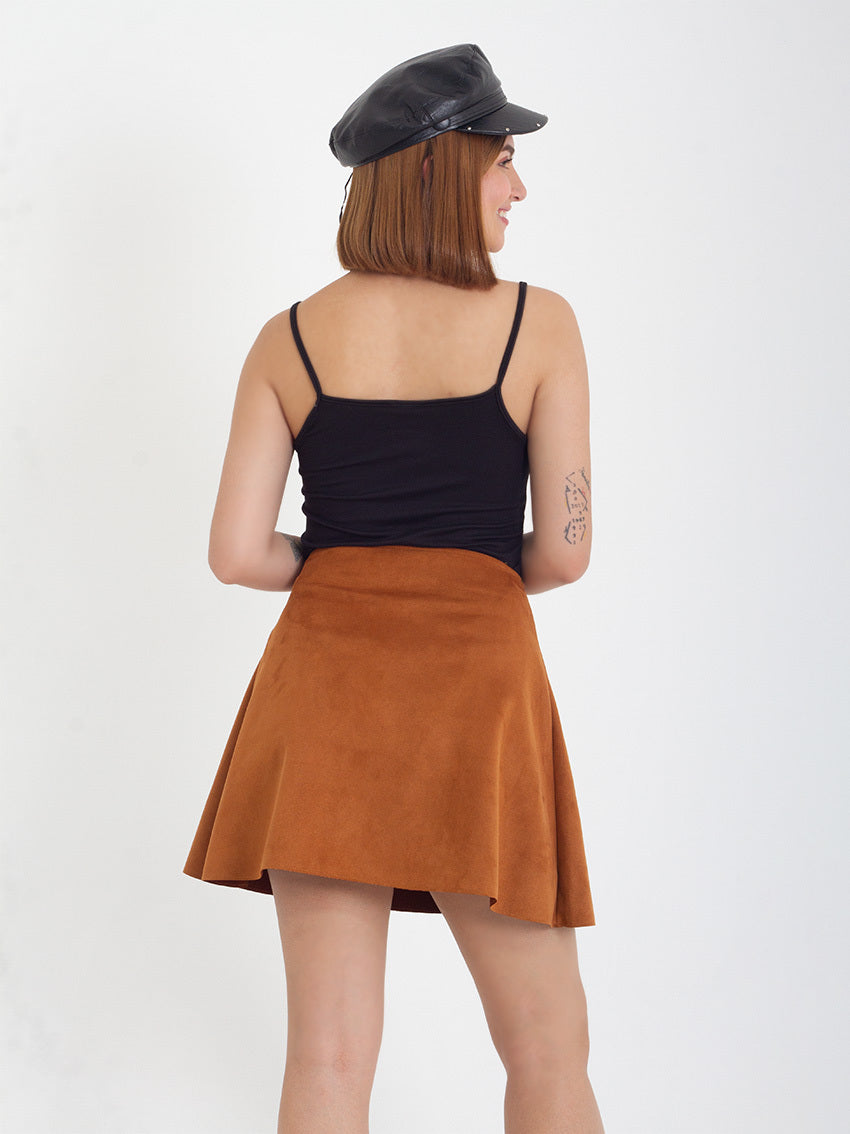 FALDA MINI SALVATORE TERRACOTA