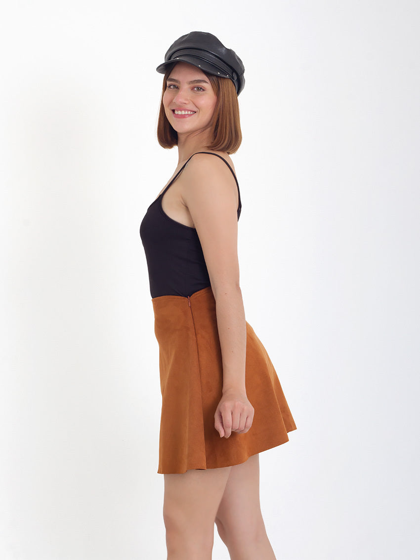 FALDA MINI SALVATORE TERRACOTA