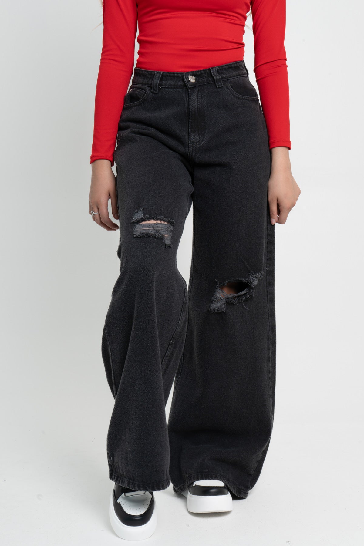 JEAN WIDE LEG BORA BORA