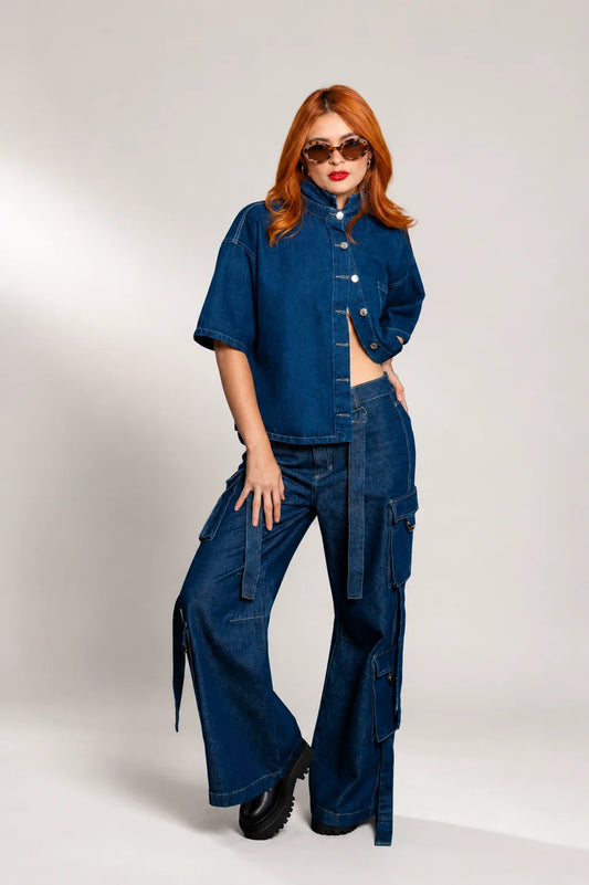 JEANS BAGGY CARGO R-M 7436