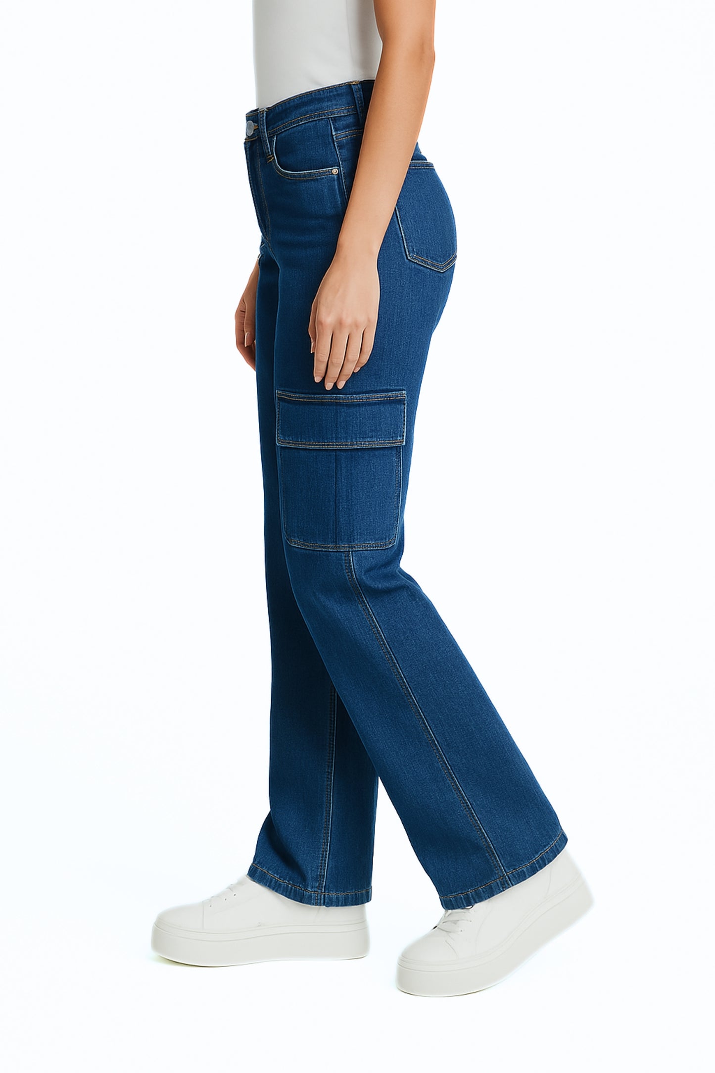 JEANS STRAINGT CARGO SHERLIN