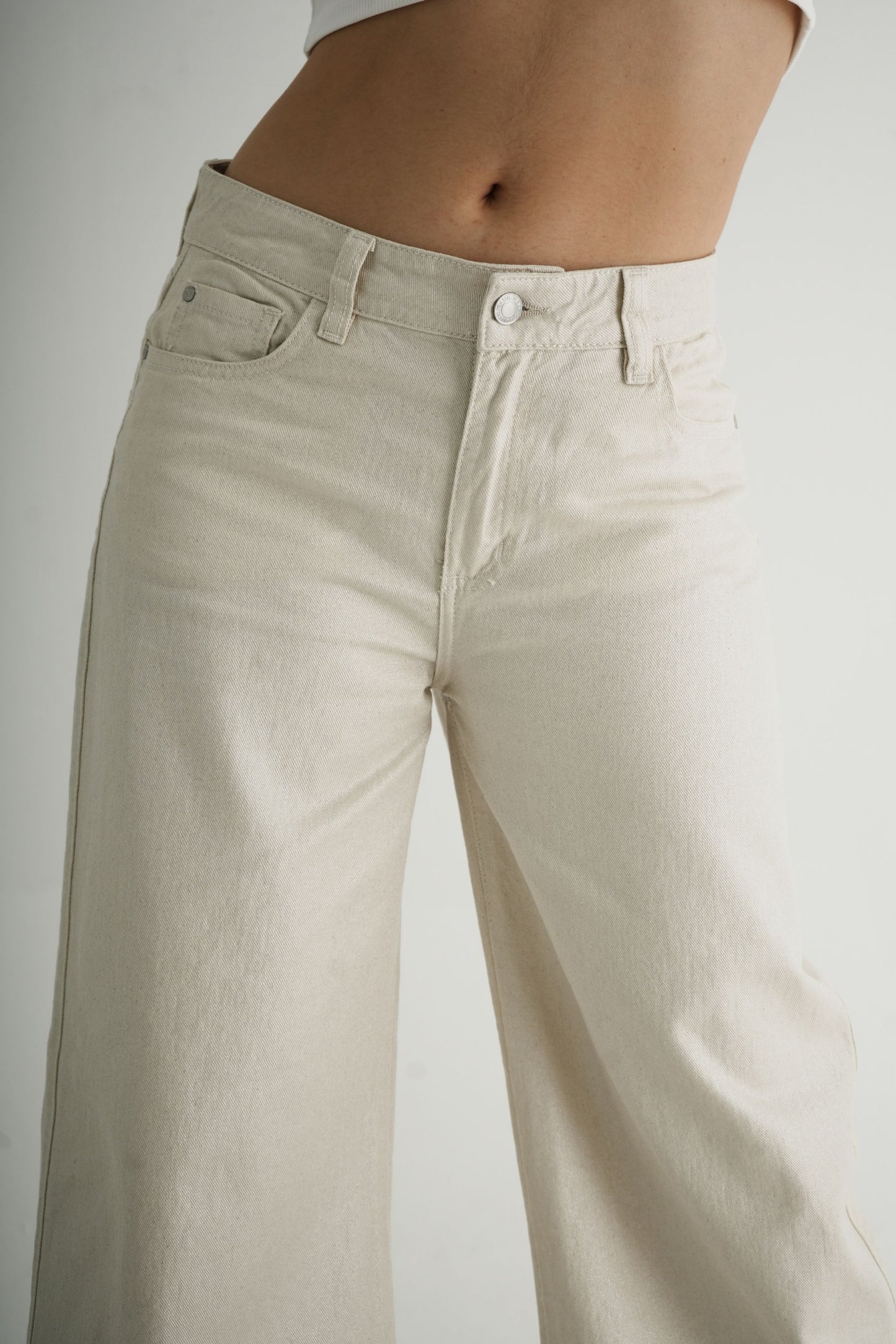 JEANS WIDE LEG FOIL 7129