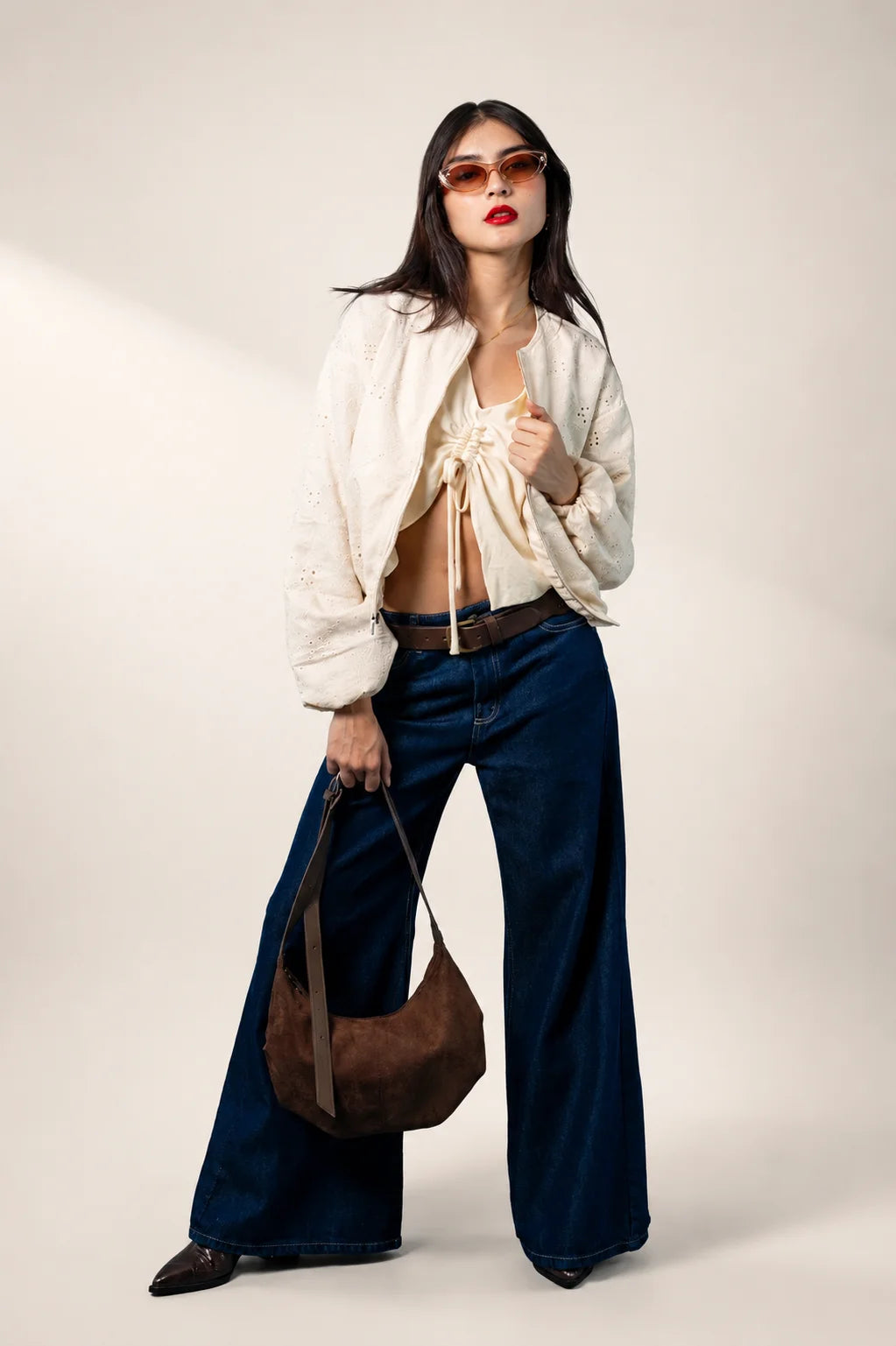 JEANS WIDE LEG G-M 7629