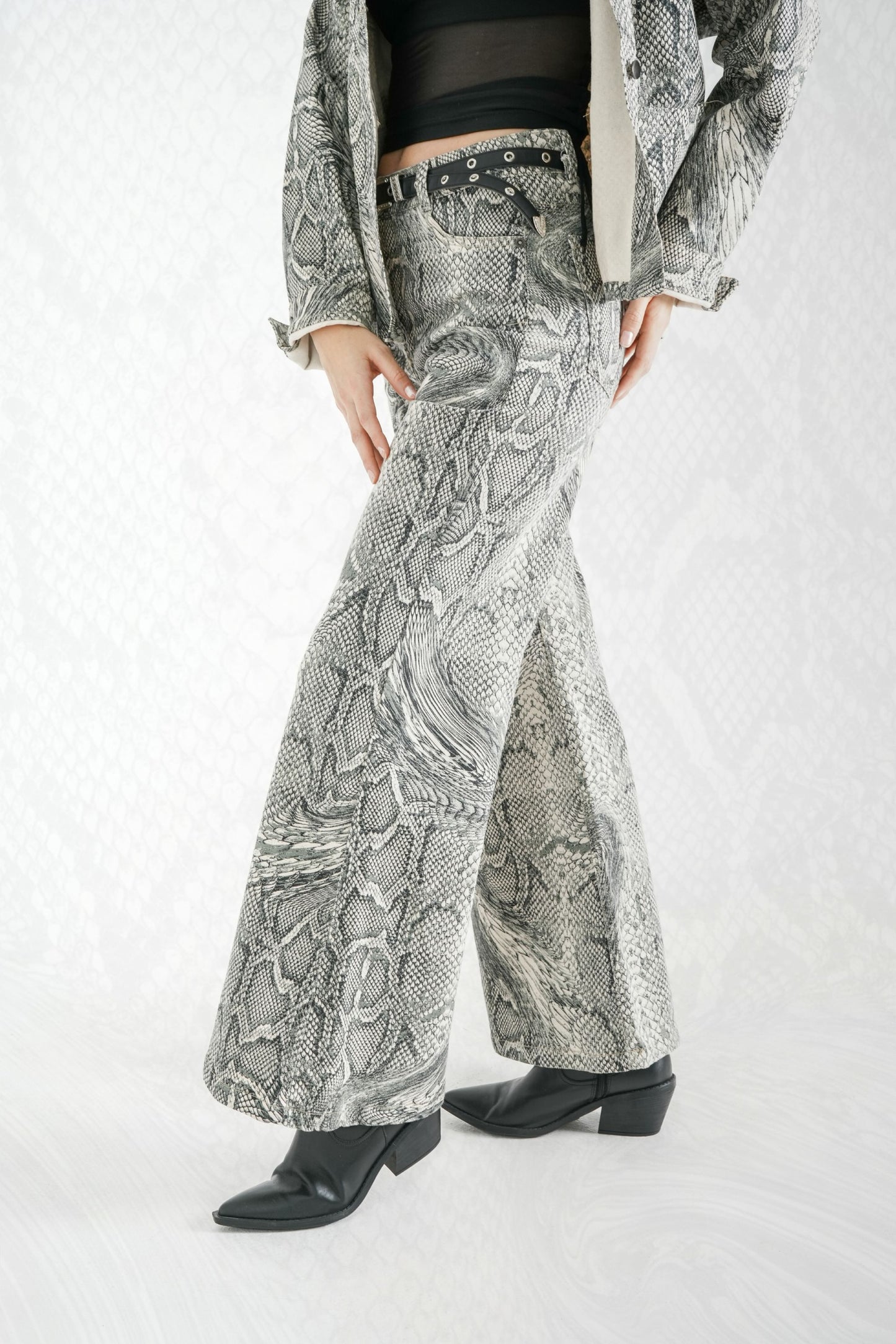 JEANS WIDE LEG SNAKE 8013