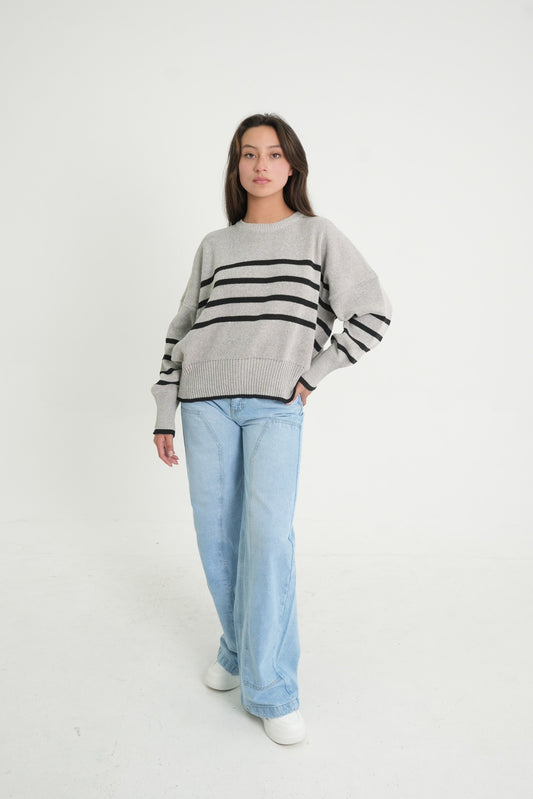 JERSEY CUELLO REDONDO RAYAS ROCHELLE ONE