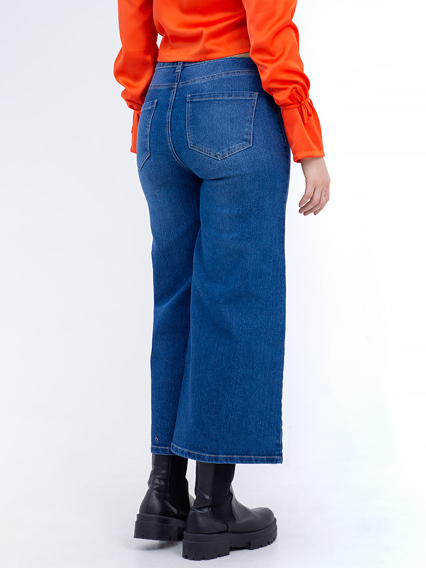 JEAN CULOTTE SIROS AZUL OSCURO