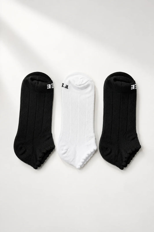 PACK X3 MEDIAS TOBILLERA MOTIVO 9663