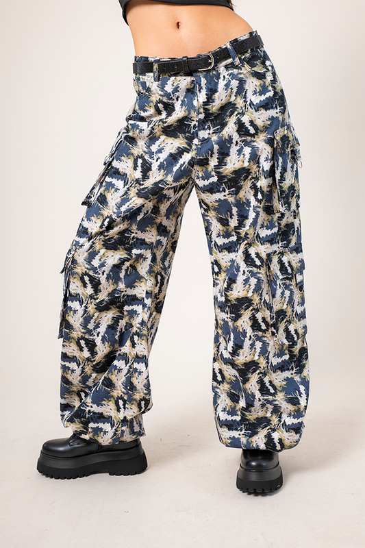 PANTALON PARACHUTE CARGO R-M 9115.
