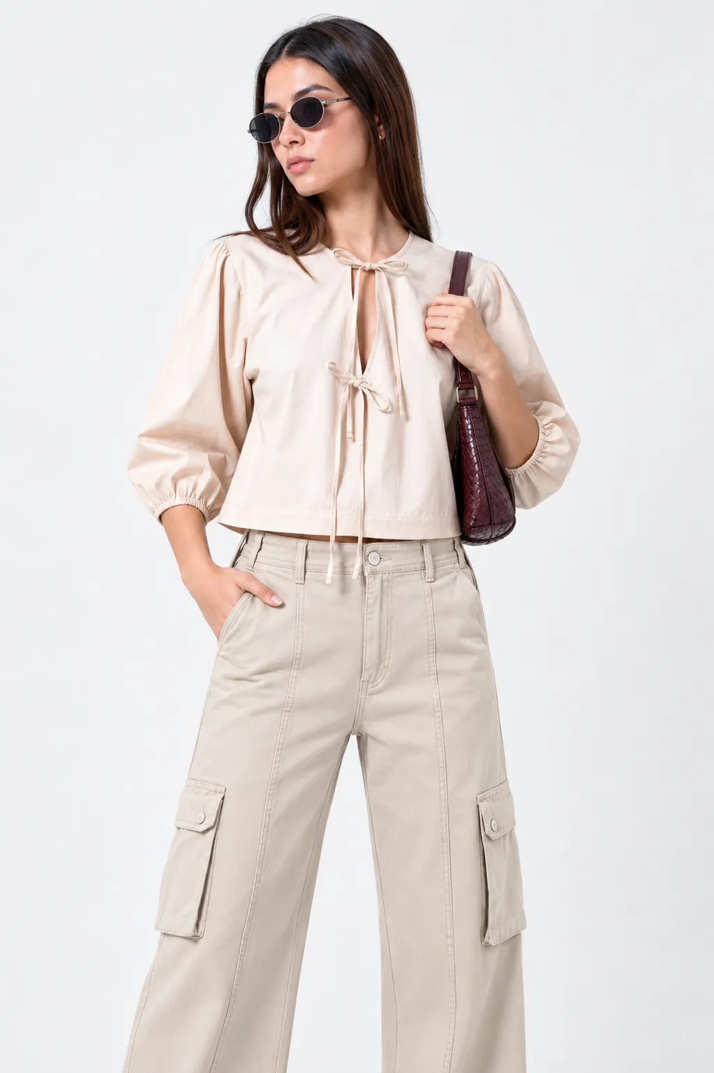 PANTALON STRAIGHT CARGO AJUSTABLE SHARIK