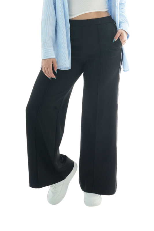 BH PANTALON WIDE LEG CONTRASTES 6620