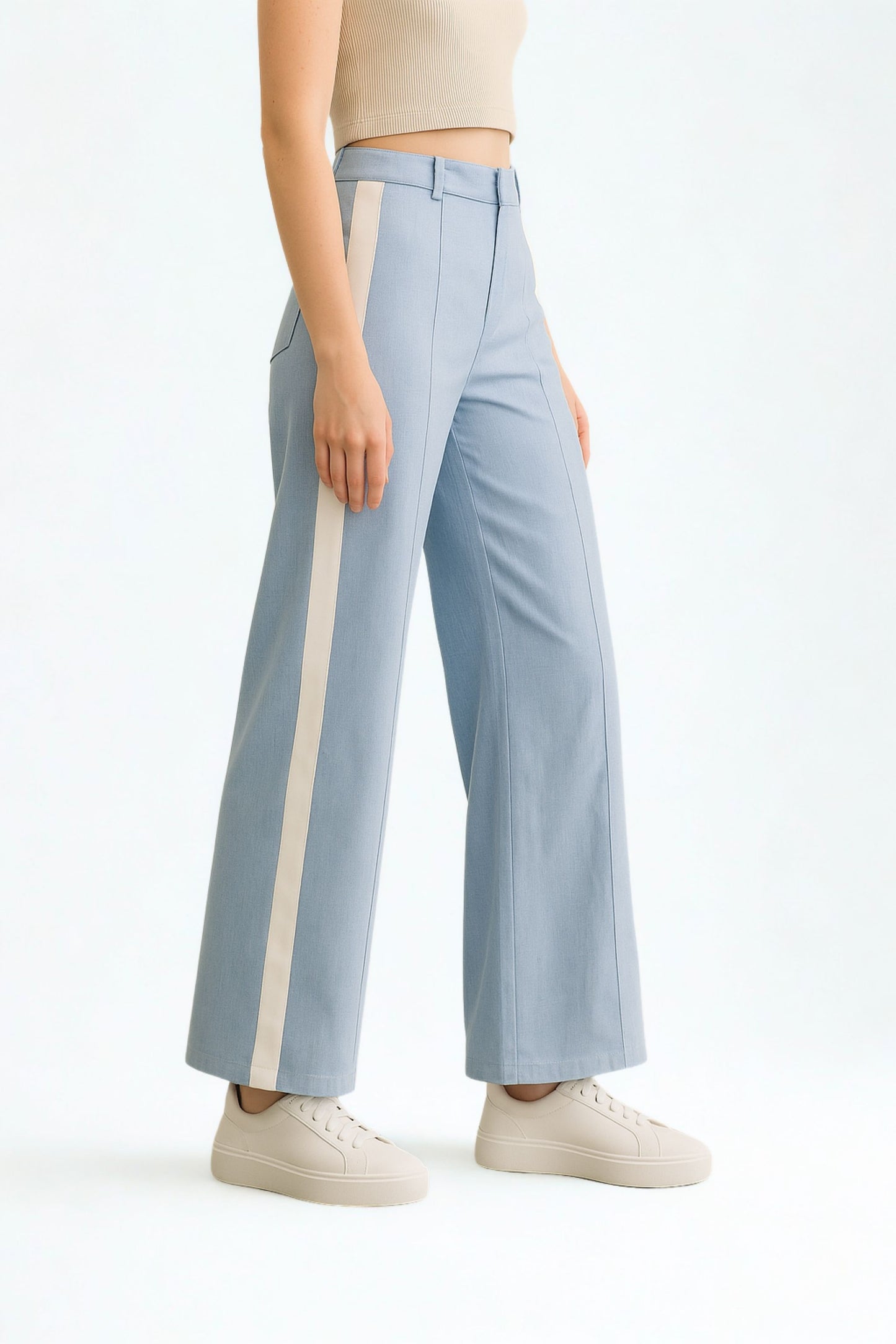 PANTALON WIDE LEG LINO 7153