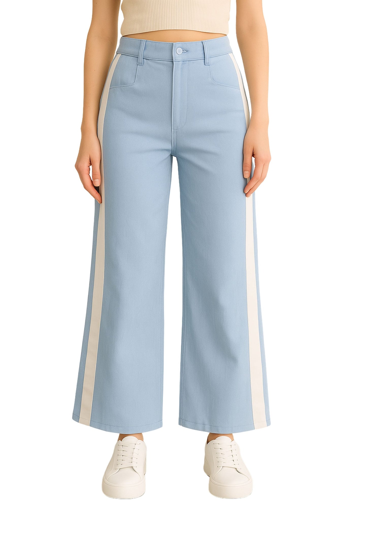 PANTALON WIDE LEG LINO 7153