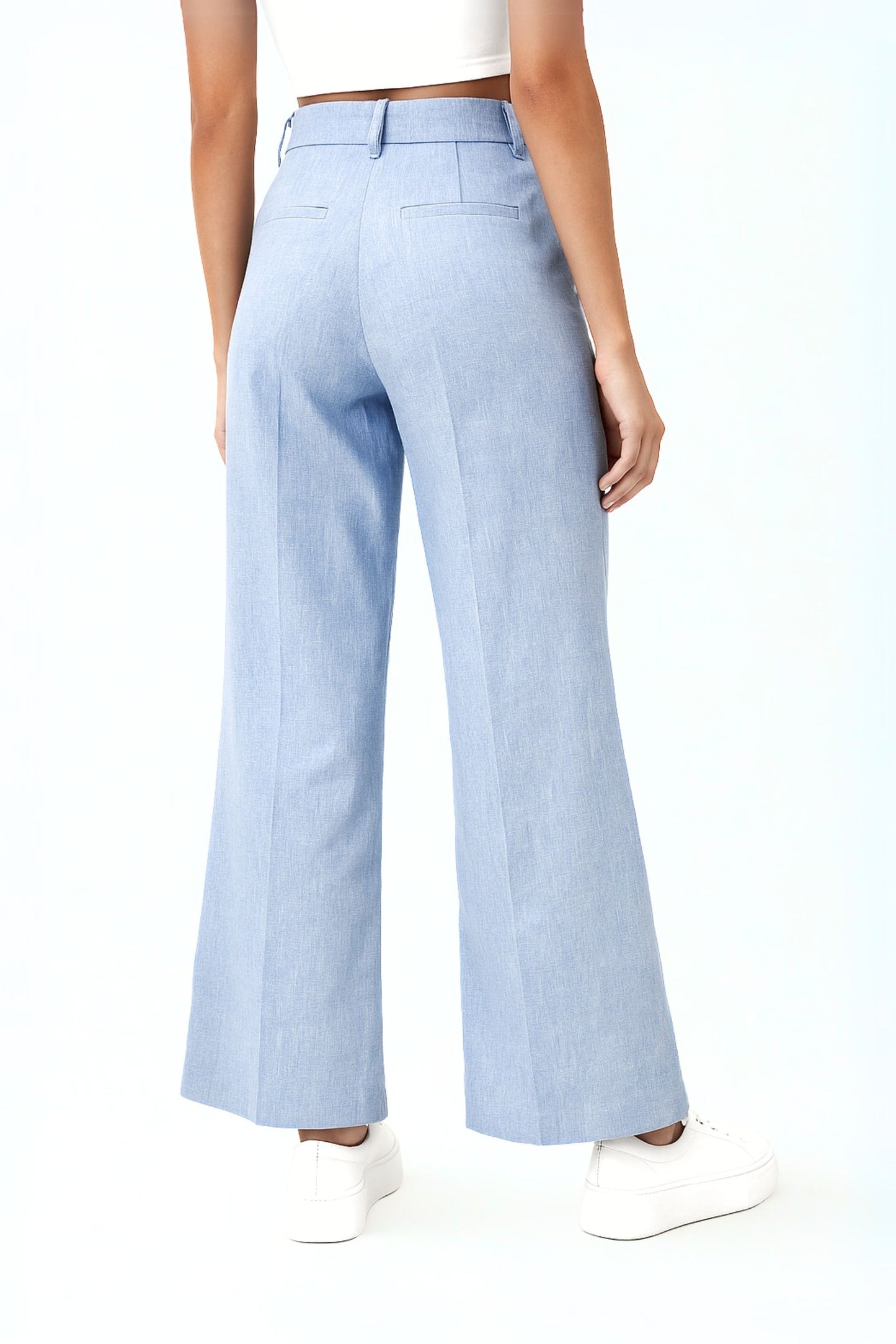 PANTALON WIDE LEG LINO 7153