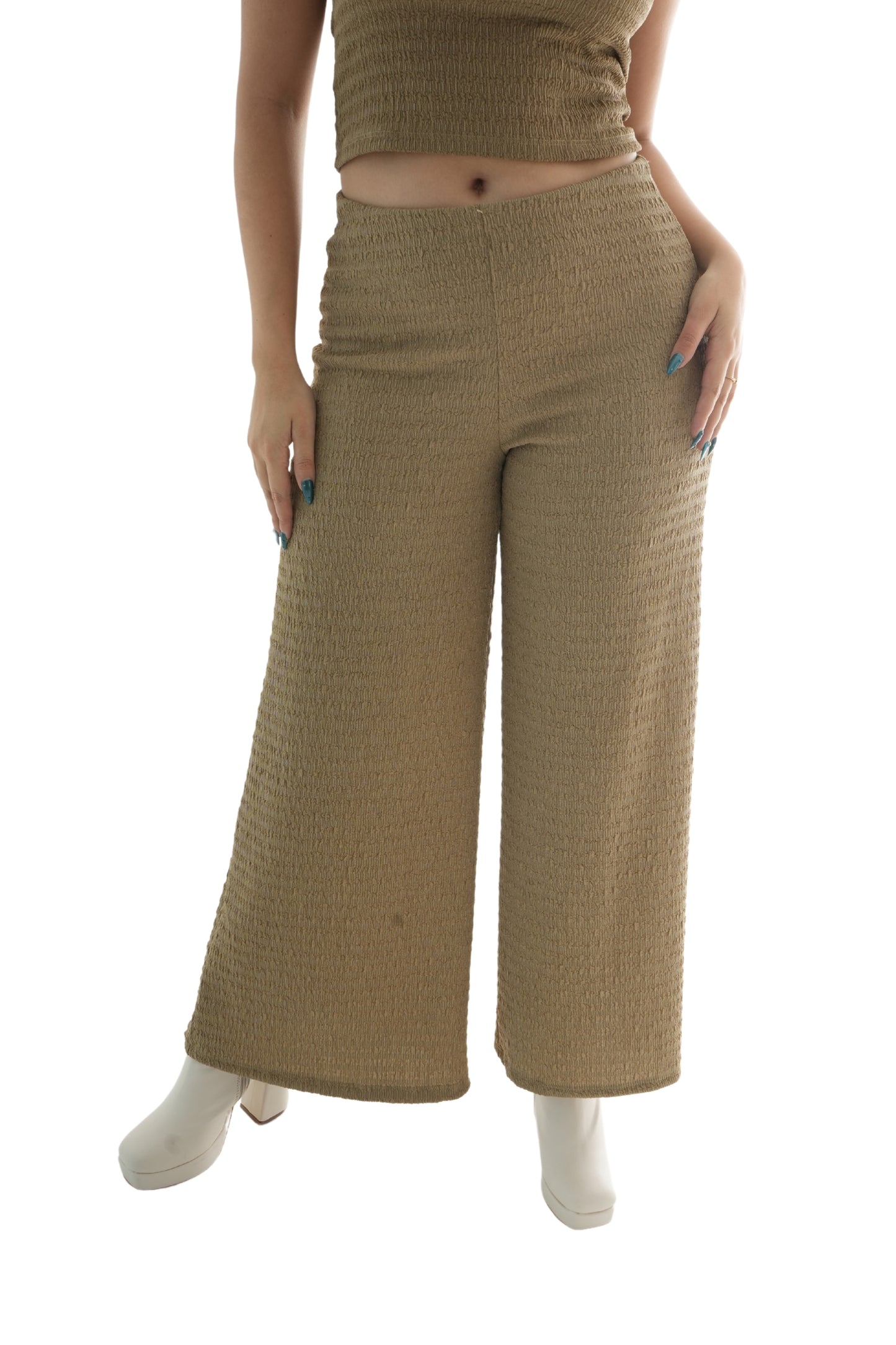 BH PANTALON WIDE LEG TEXTURA 6589