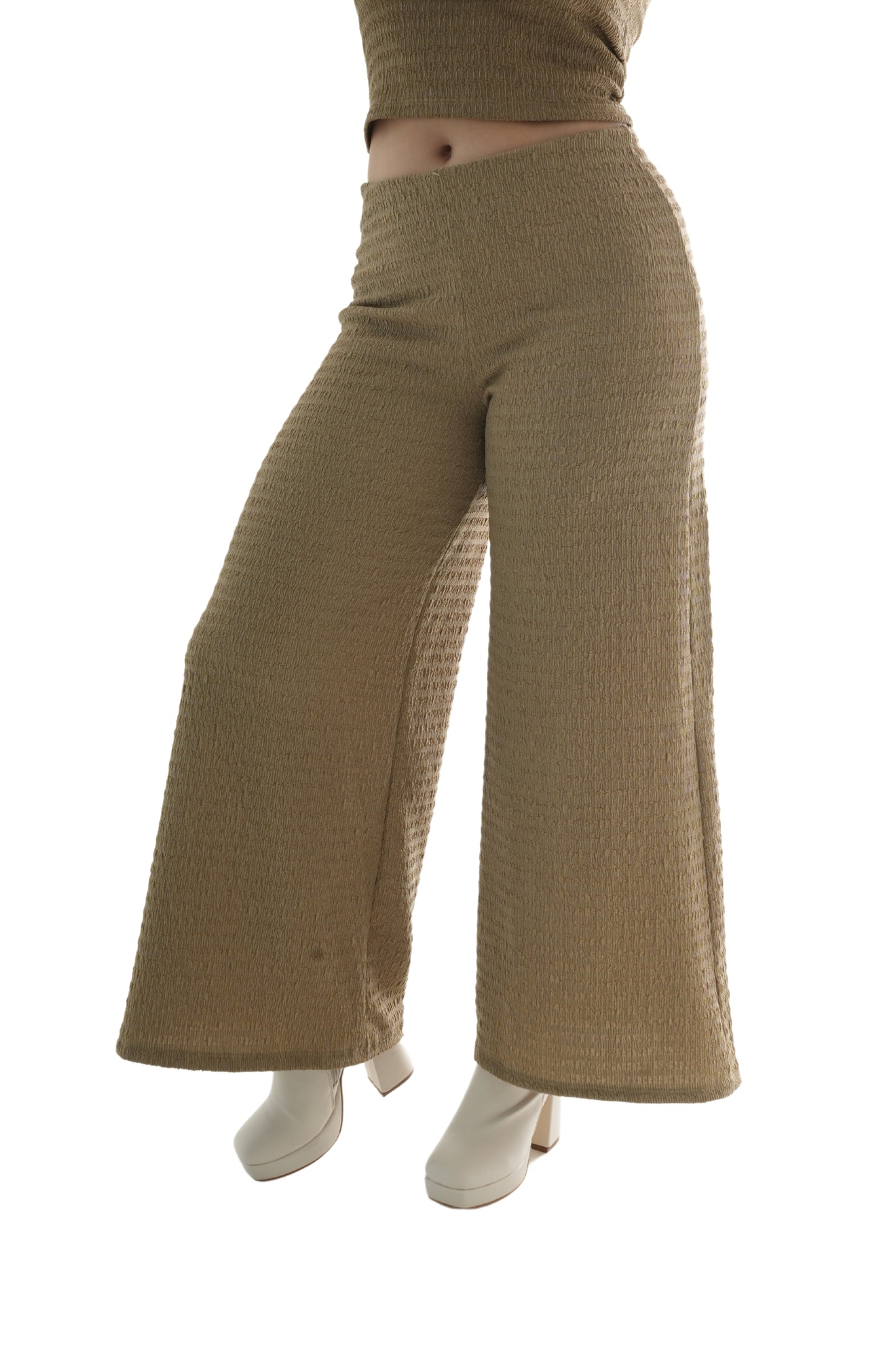 BH PANTALON WIDE LEG TEXTURA 6589