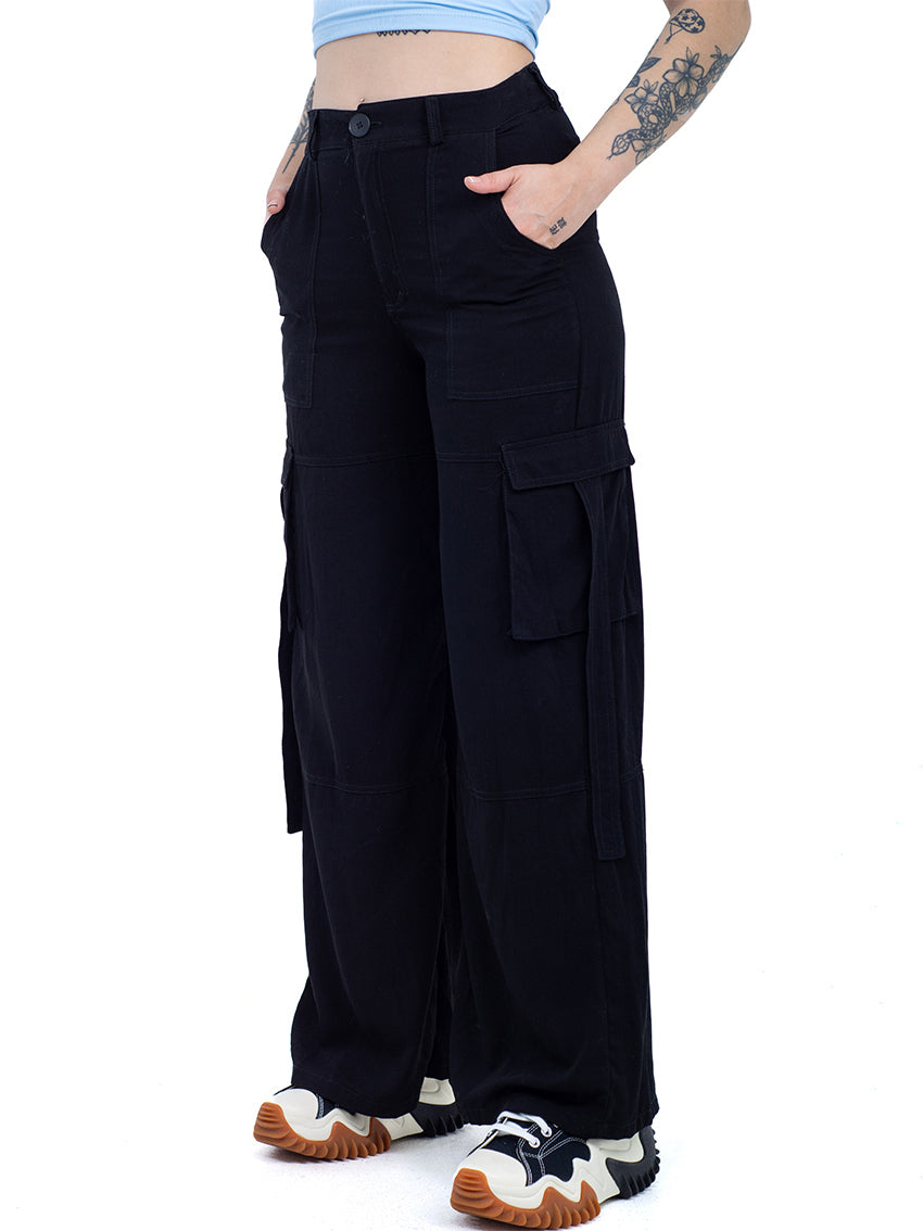 PANTALON CARGO CLAUDIA NEGRO