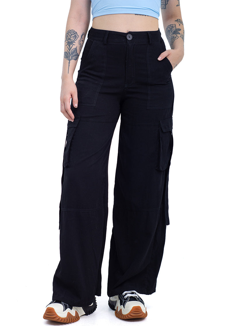 PANTALON CARGO CLAUDIA NEGRO