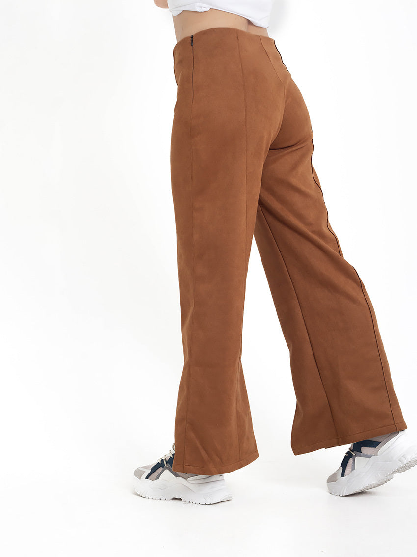 PANTALON WIDE LEG BIELA TERRACOTA