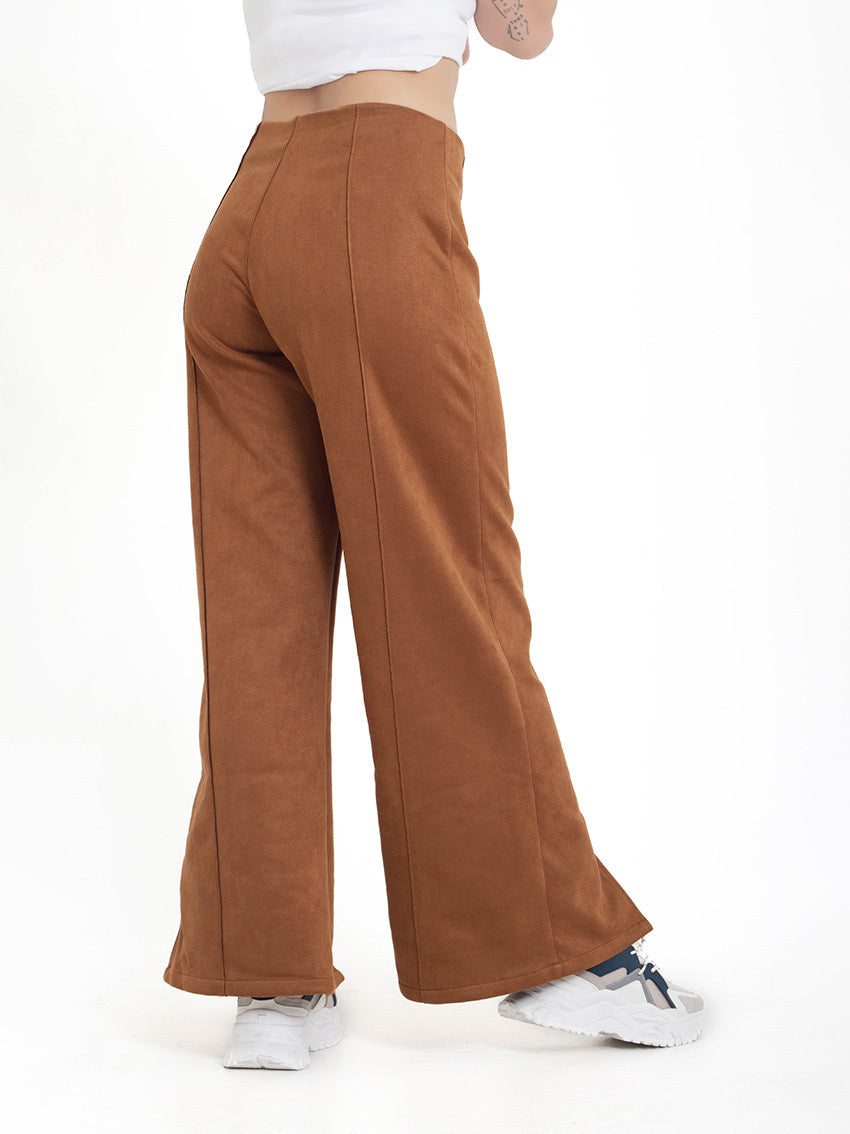 PANTALON WIDE LEG BIELA TERRACOTA