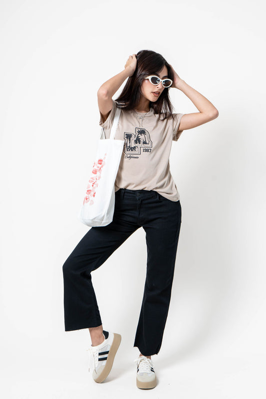JEANS FLARE CROPPED G-M 8318.