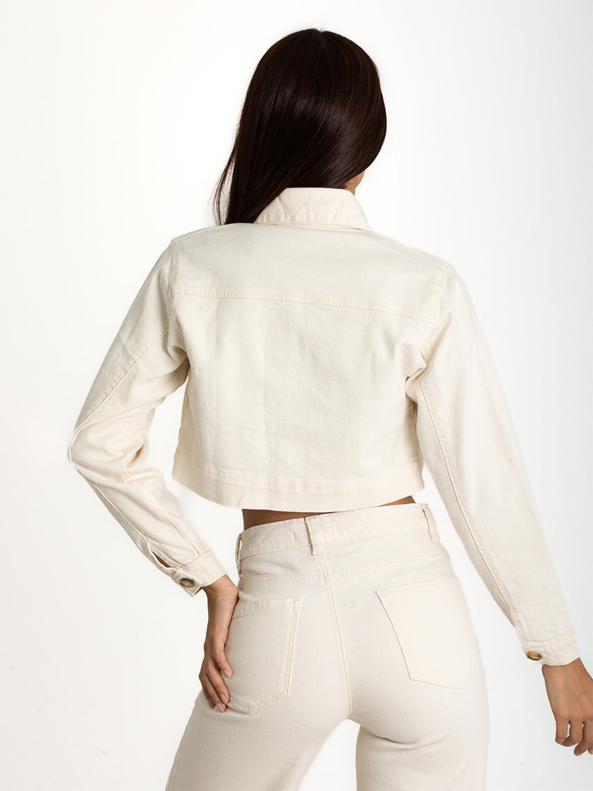 SOBRECAMISA JEAN CROP LU