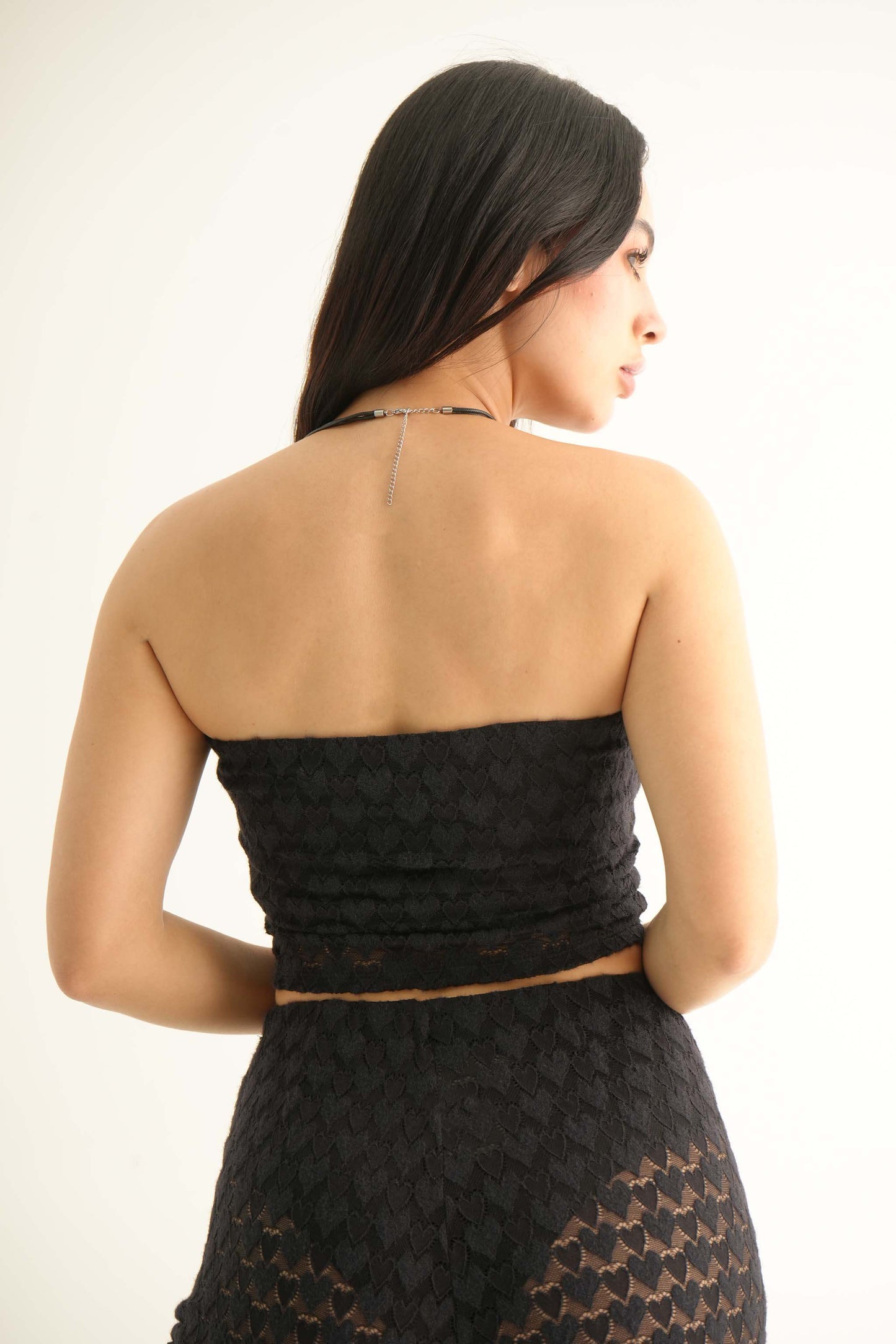 TOP CROP ENCAJE MILENKA