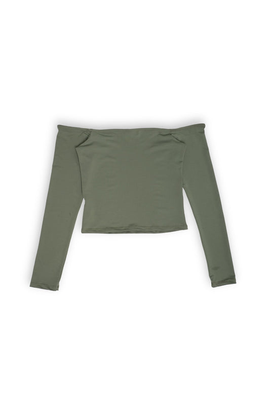 TOP HOMBROS DESCUBIERTOS MANGA LARGA TAM