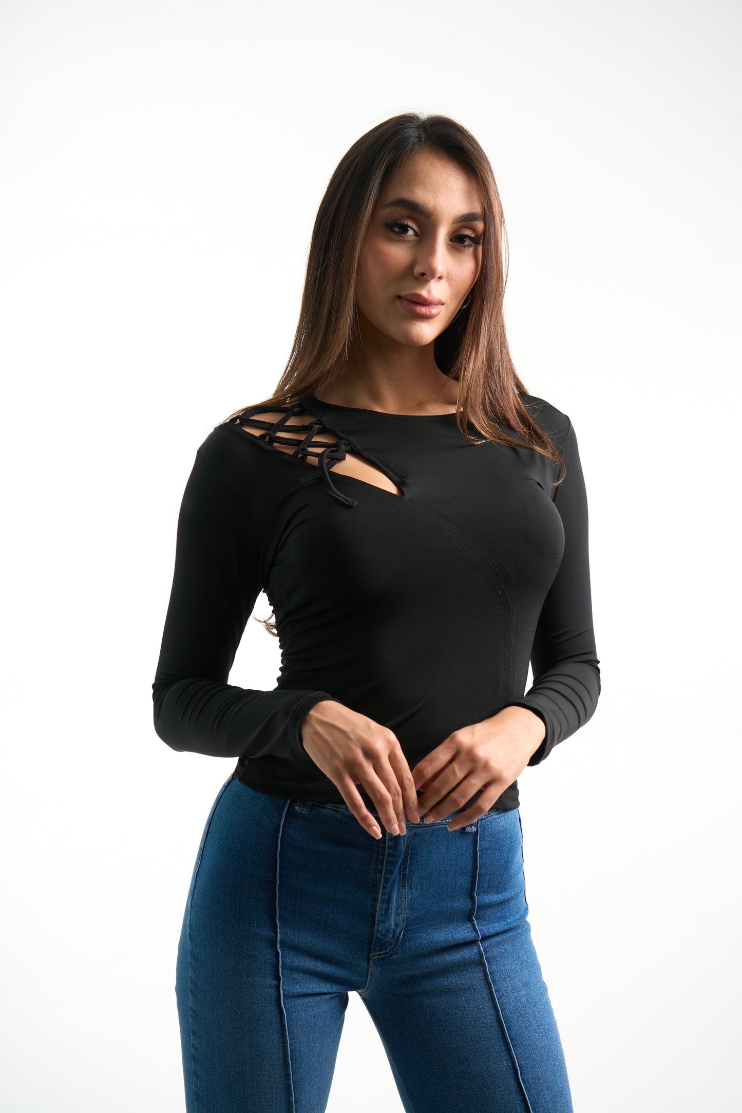 TOP LACE UP CAMBRIA