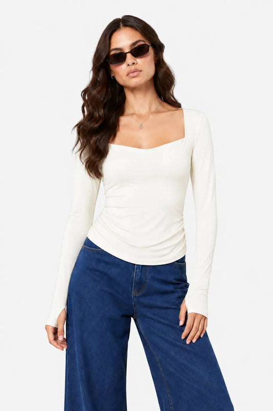 TOP MANGA LARGA SLIM FIT B-M 9460