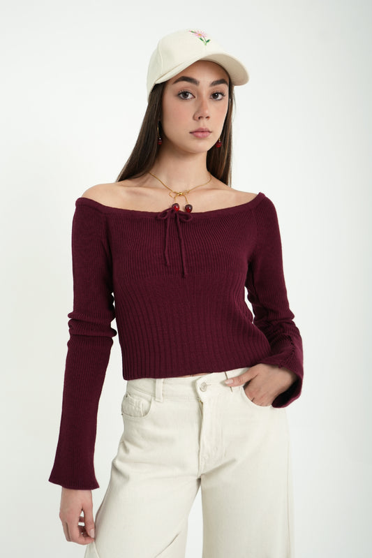 TOP TEJIDO OFF SHOULDER 7330
