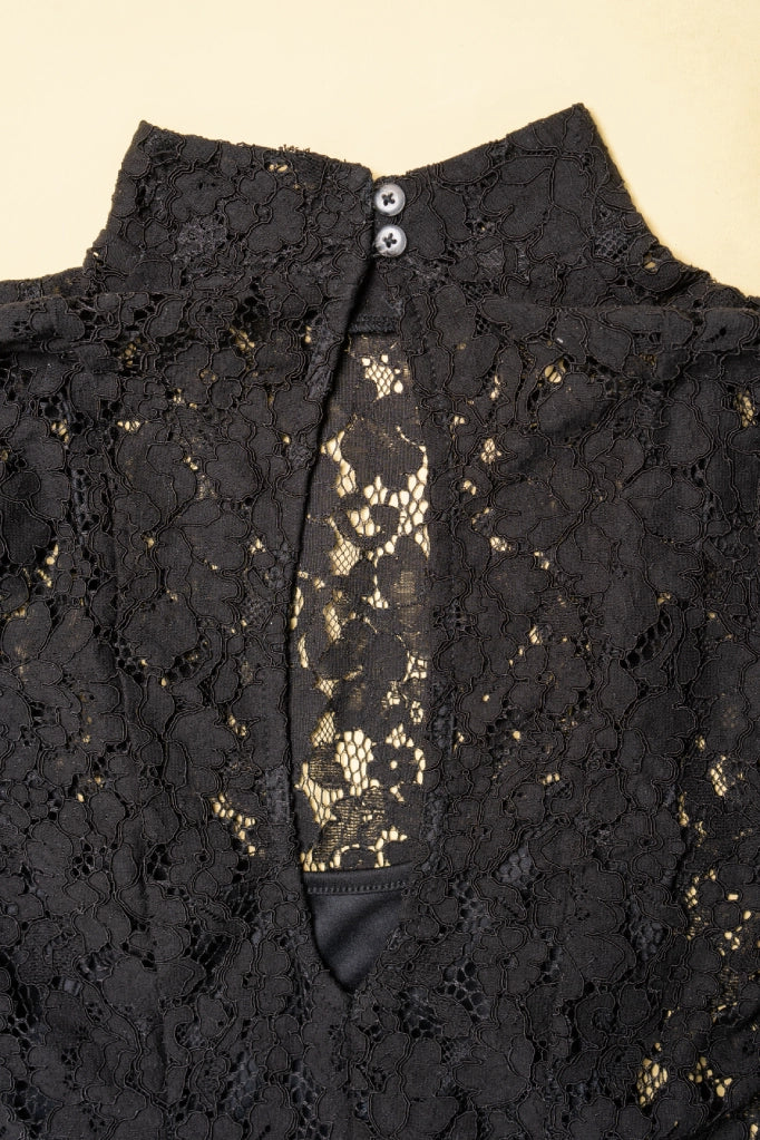 BH VESTIDO CORTO ENCAJE 8195.