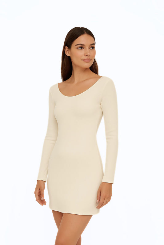 VESTIDO CORTO TEXTURA DIECKMAN