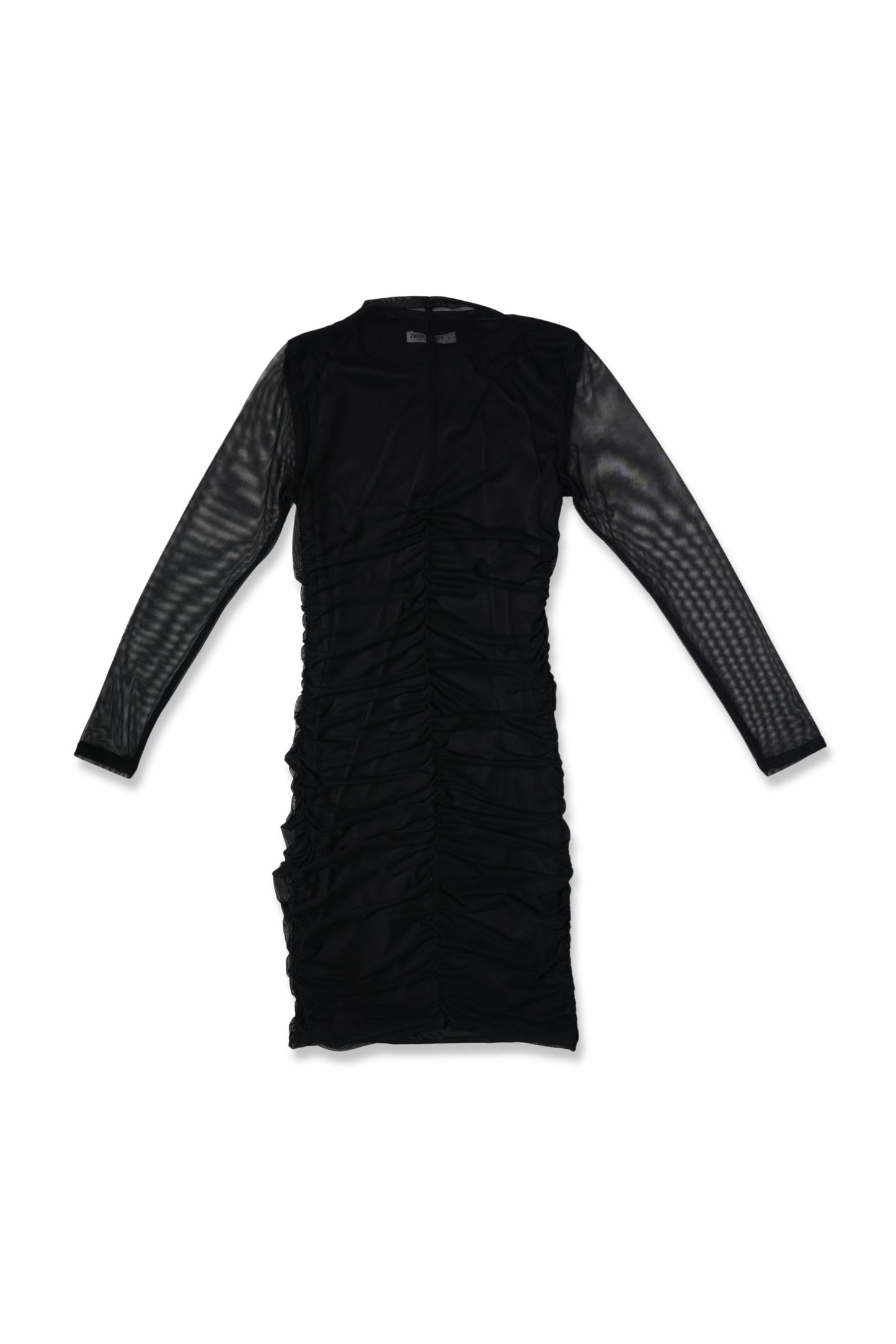 VESTIDO DRAPEADO CORTO MESH LAILA