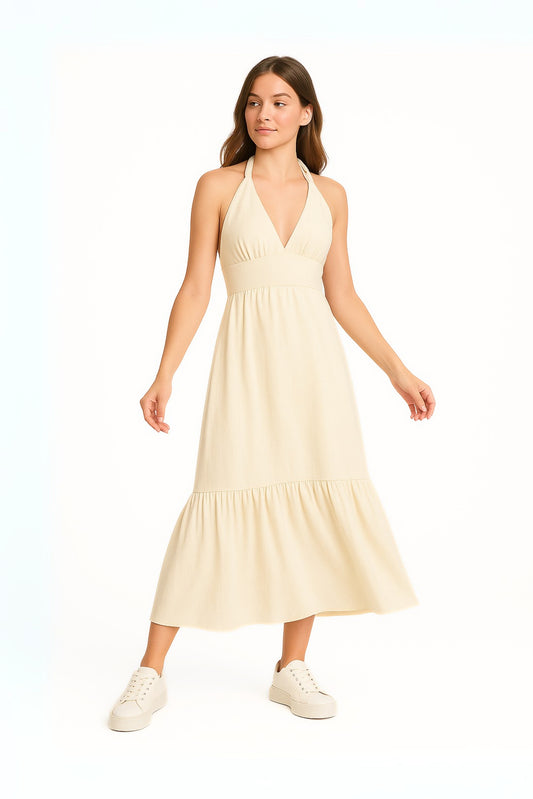 VESTIDO LARGO FLUIDO 6647