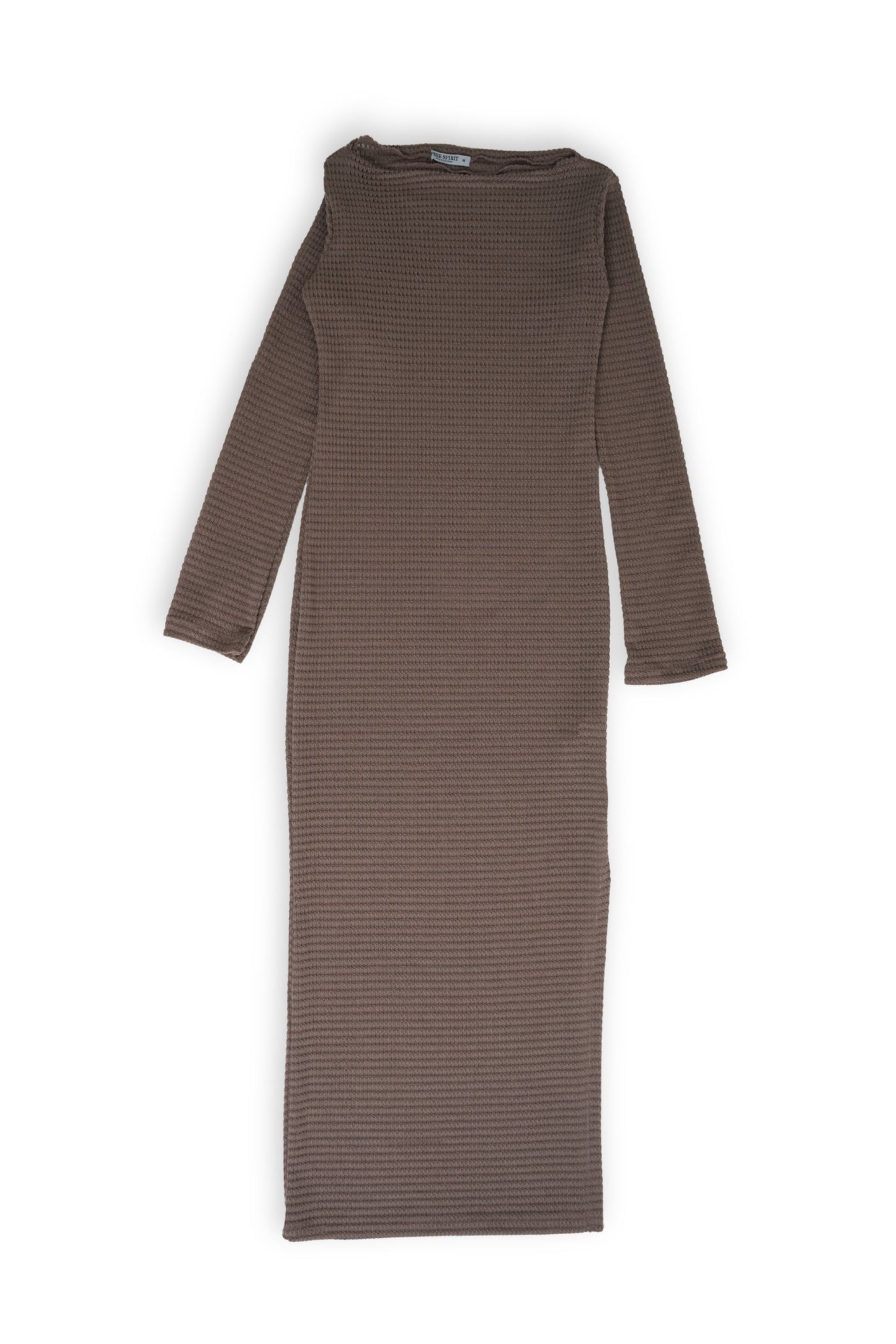 VESTIDO LARGO TEXTURA PAO