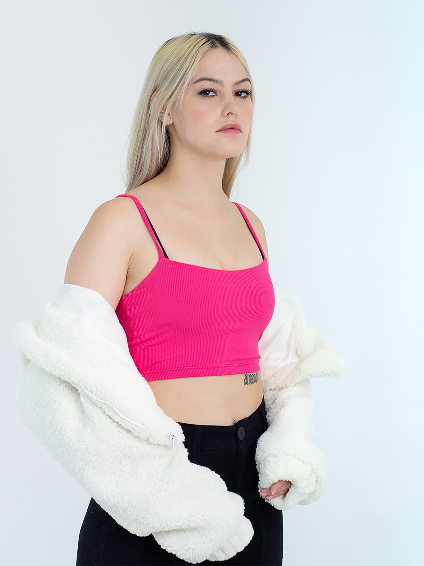CROP TOP NATH FUSCIA