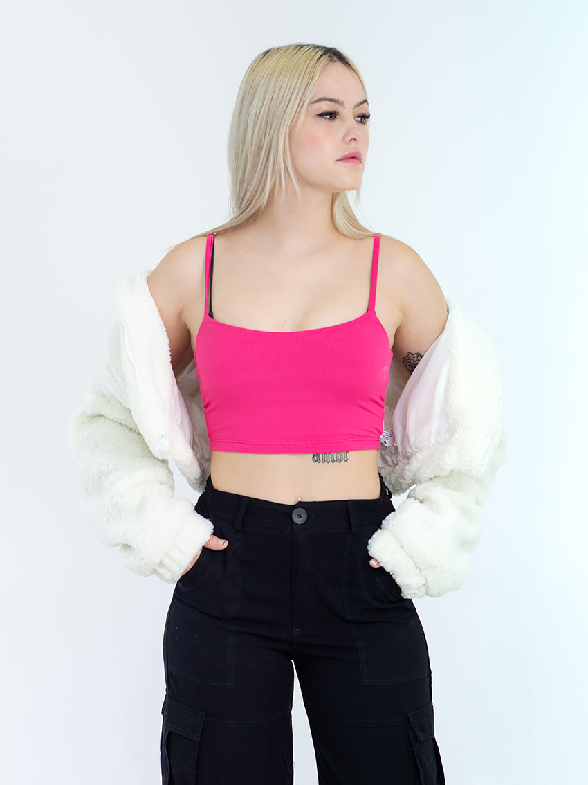 CROP TOP NATH FUSCIA