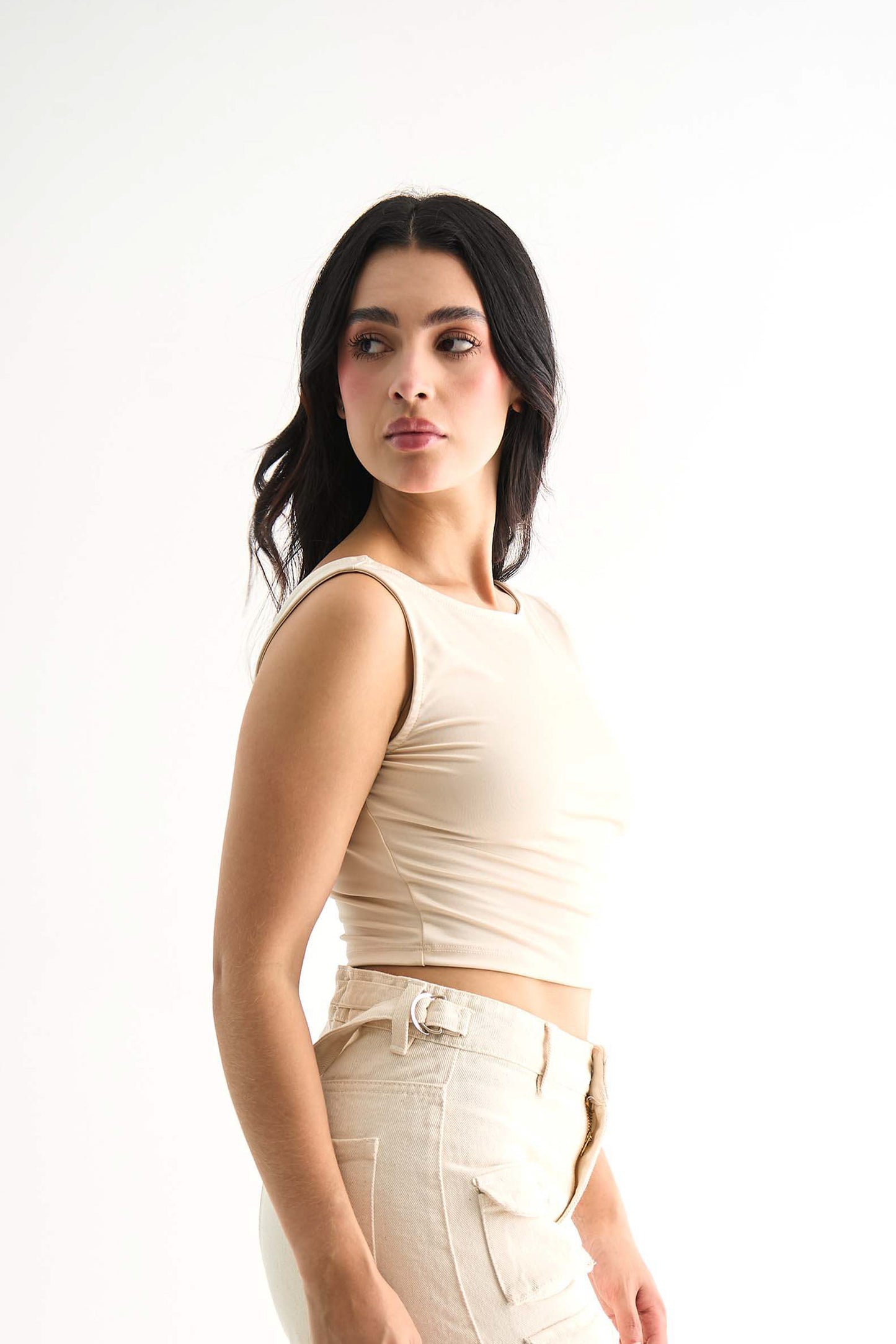 CROP TOP ESPALDA DESCUBIERTA MALLE