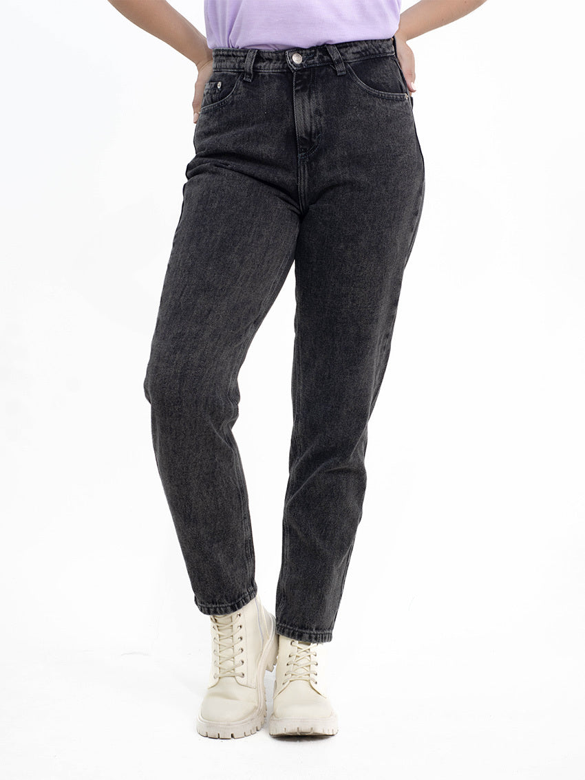 JEAN MOMFIT BARU GRIS