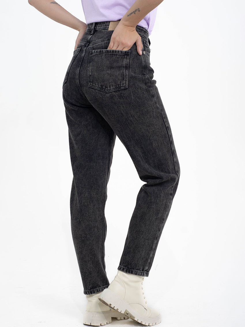 JEAN MOMFIT BARU GRIS
